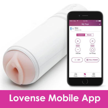 Lovense Max Wireless mobile app Masturbator